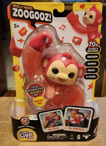 KOOKY ZOO × POGGY THE KID Little Live Pets Zoogooz Mooki Monkey | eBay