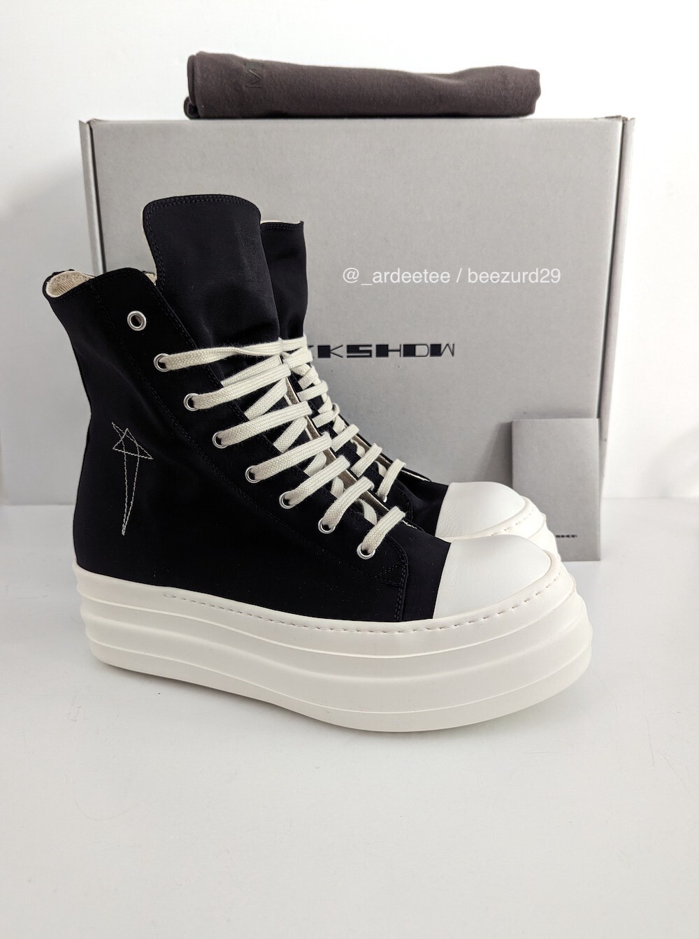 NEW* RICK OWENS DRKSHDW SS20 OG PENTAGRAM DOUBLE BUMPER NEW* RICK OWENS DRKSHDW SS20 OG PENTAGRAM DOUBLE BUMPER