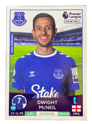 Panini Premier League 2023 - # 242 - DWIGHT McNEIL - Everton 