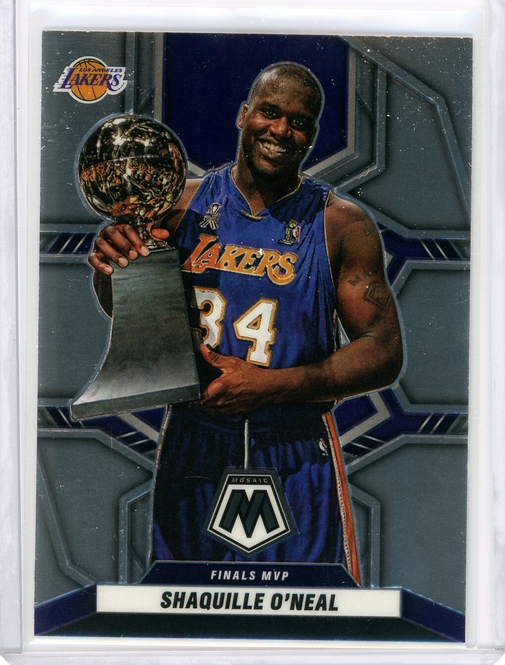 2021-22 Panini Mosaic Shaquille O'Neal Finals MVP #297 Los 2021-22 Panini Mosaic Shaquille O'Neal Finals MVP #297 Los