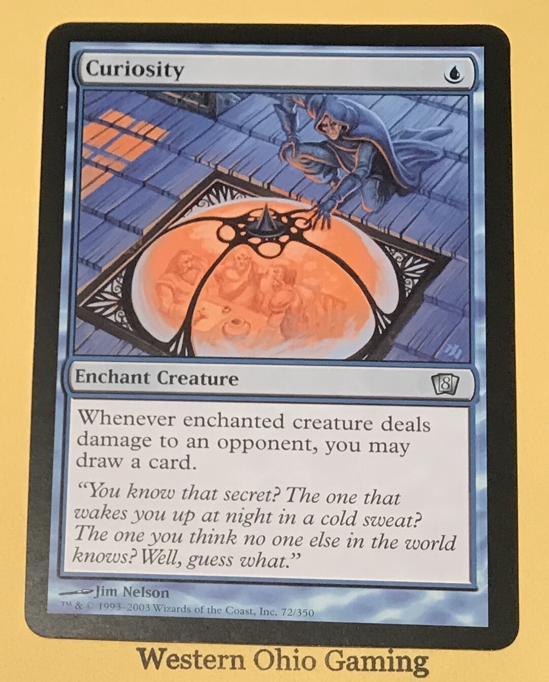 Magic The Gathering 8th Edition Curiosity #72/350 Box Topper