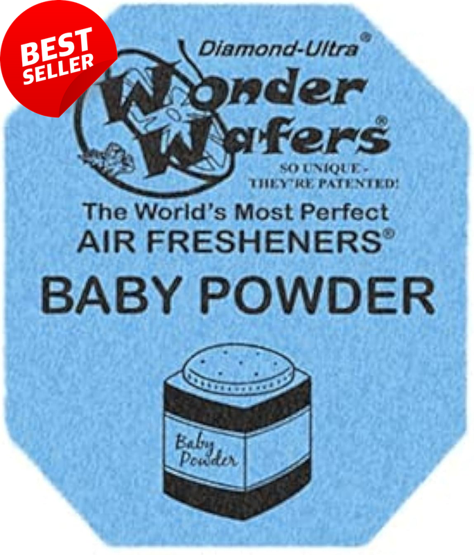 Air Fresheners 25Ct. Individually Wrapped, Baby Powder Fragrance