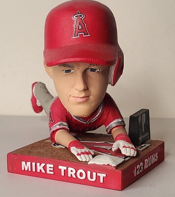 美品】 非売品 バブルヘッド Mike Trout 3x Mike Trout マイク