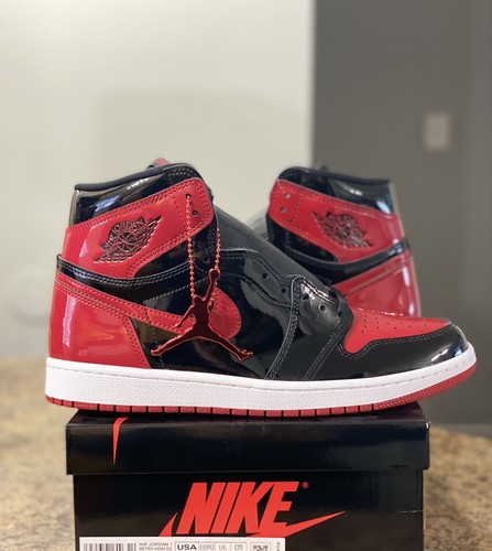 靴 AIR JORDAN 1 RETRO HIGH OG Patent Bred Air Jordan 1 Retro High OG 'Patent Bred' | eBay