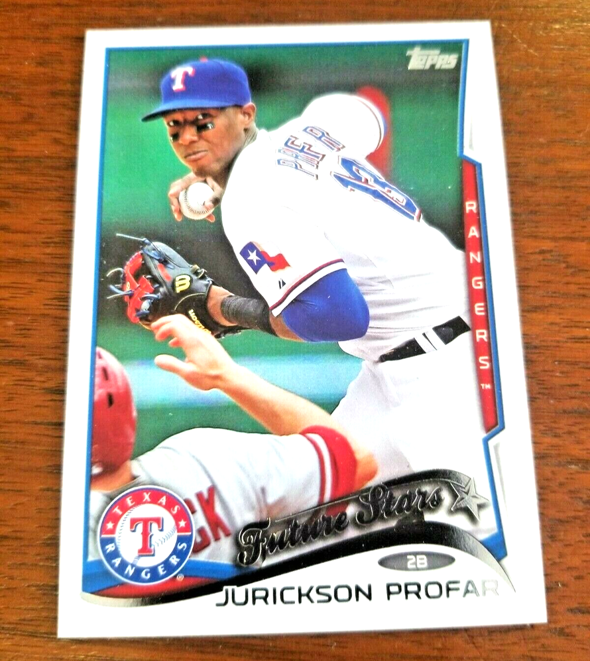 JURICKSON PROFAR 2014 TOPPS BASEBALL CARD #18 PADRES/RANGERS
