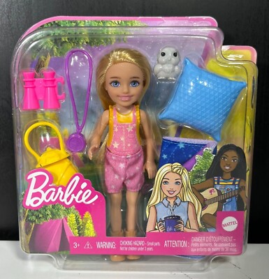 Barbie It Takes Two Chelsea Camping Doll with Owl & Accessories
