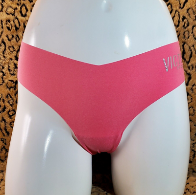 Victoria's Secret Pink Suede Victoria Sport No Show Thong String Panty M  Sexy