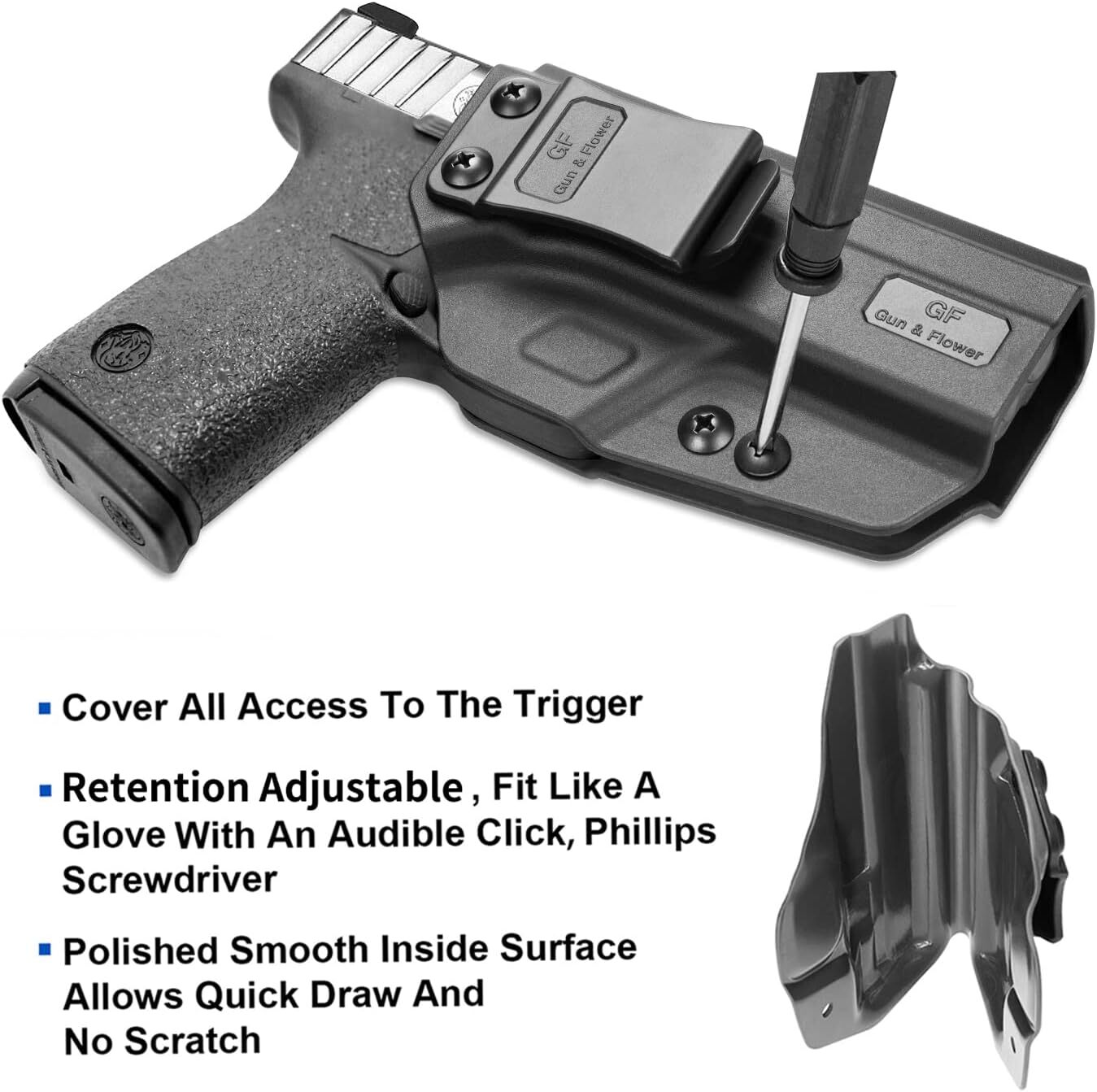 IWB Holster Fit S&W SD9VE&SD40VE Pistol,Inside Waistband Holster Concealed Carry