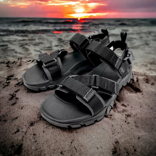 ■Timberland■ Men's Garrison Trail Strap Sandals Black TB0A Timberland Garrison Trail Sandals | Black | FARFETCH