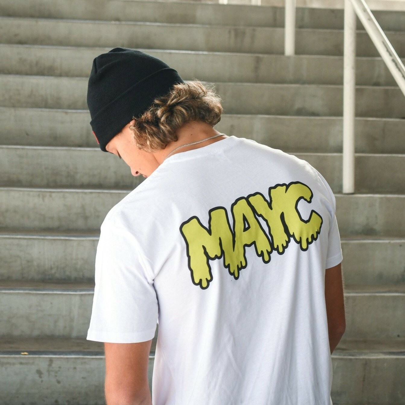 Pre-owned Mayc In Hand M  Mutant Ape Yacht Club Tee Shirt White By Bayc - Size M