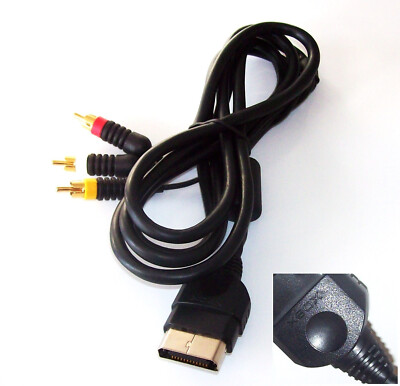 Microsoft OEM composite AV Cable RCA for Original First XBOX console