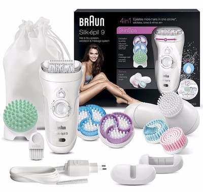 Braun 9-969v Silk Epil 9 Wet/Dry Cordless Epilator & Facial...