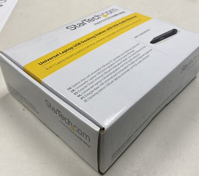 StarTech.com USBVGADOCK2 Universal Laptop USB Docking Station with VGA Audio