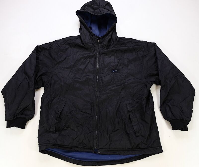 Rare VTG NIKE Small Swoosh Reversible Fleece Windbreaker Rare VTG NIKE Small Swoosh Reversible Fleece Windbreaker