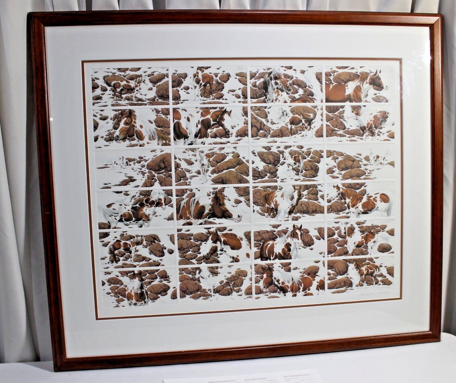 THE ART OF ＢＥＶ　DOOLITTLE Bev Doolittle FRAMED Bugged Bear Limited Edition Print