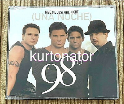 98 Degrees GIVE ME JUST ONE NIGHT UNA NOCHE 3 Trk CD Single EU Import Hex Hector