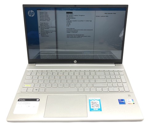 HP Pavilion 15-eg0xxx, Intel Core i7-1165G7 @2.80Ghz, 16GB
