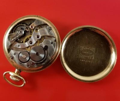 Vintage Burlington Pocket Watch Swiss 21 Jewels 