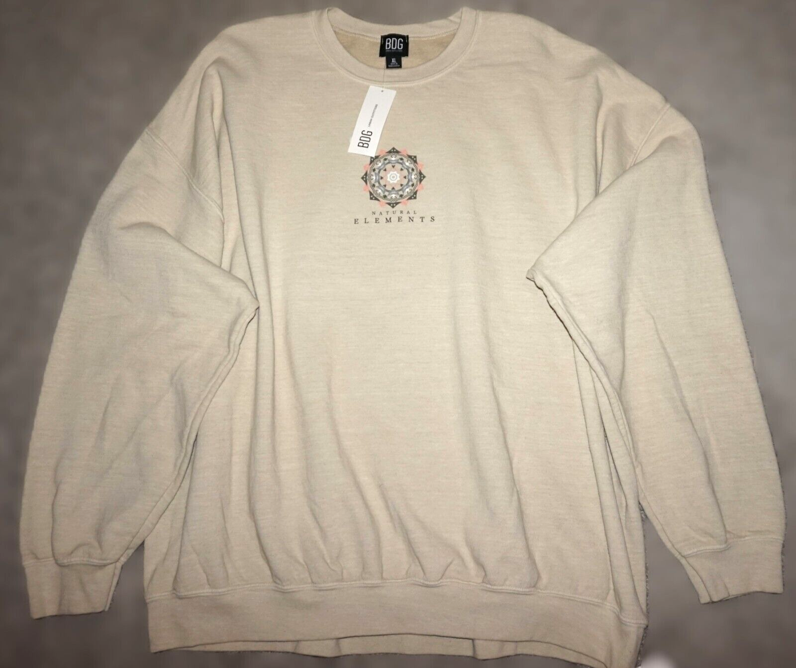 BDG Urban Outfitters Mens Crew Neck Fleece Sweatshirt XL