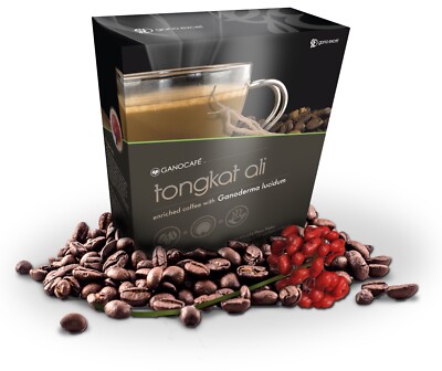 Caja de Gano Cafe Tonkat Ali - Café  Con Ganoderma Lucidum Gano Excel USA
