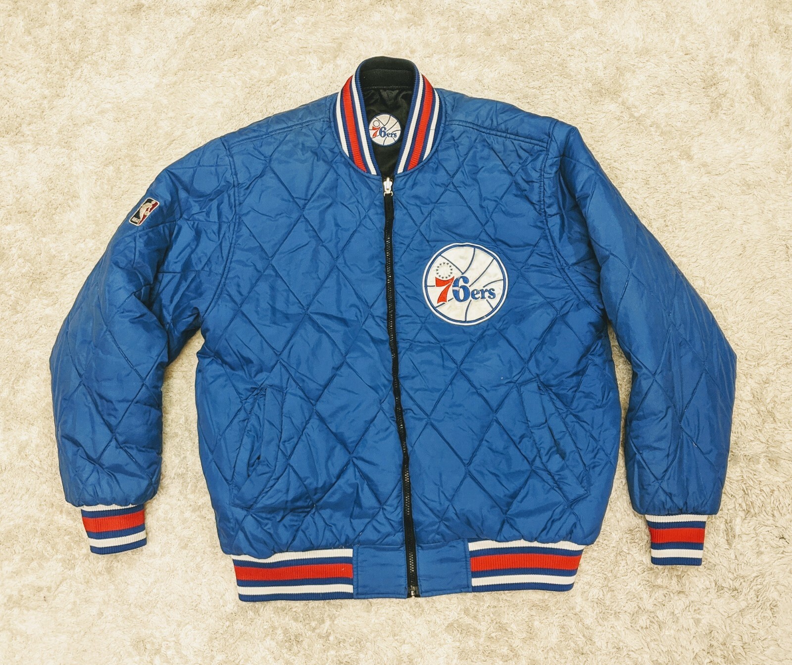 vintage 76ers jacket