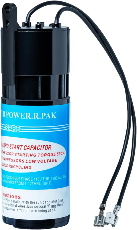 SPP6 Hard Start Kit for AC Compressor 1/2 to 4HP 4000 to 120000 BTU
