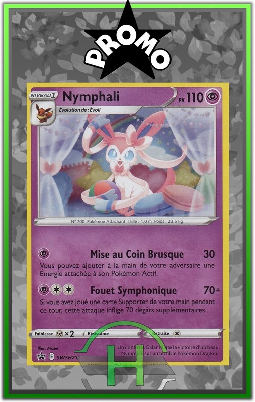 Nymphali Holo - Promo - Swsh211 - Carte PokÃ©Mon FranÃ§Aise 