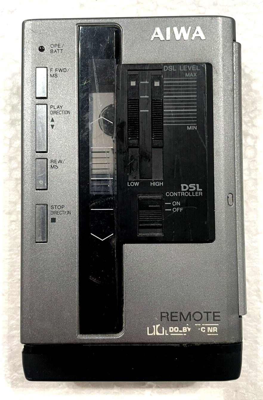 AIWA アイワ カセットプレーヤー HS-PX10 AIWA HS-PX10 stereo cassette player Remote Auto reverse