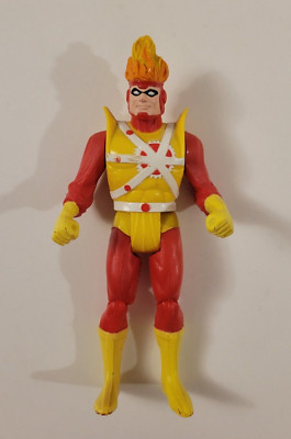 1985 FIRESTORM Vintage SUPER POWERS Nice FIGURE Kenner ACTION WORKS DC Comics