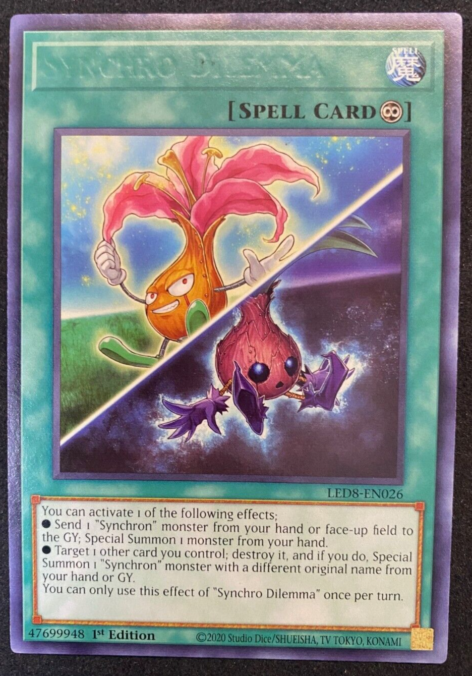 Speedroid Duplicate - Yugioh - LED8-EN026 - Misprint Missing