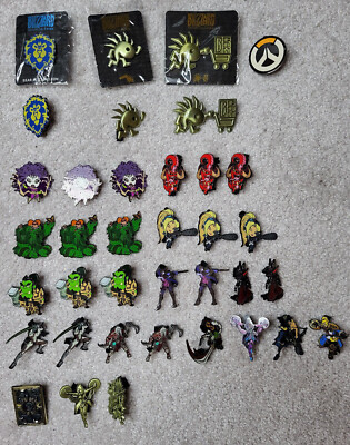 Blizzcon 2016 & 2017 Pins (Multiple Variations!) - Warcraft/Overwatch/Diablo/HS