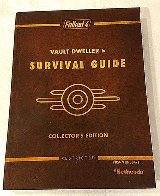 Fallout 4 Ultimate Vault Dweller's Survival Guide Bundle Hardcover Book Poster