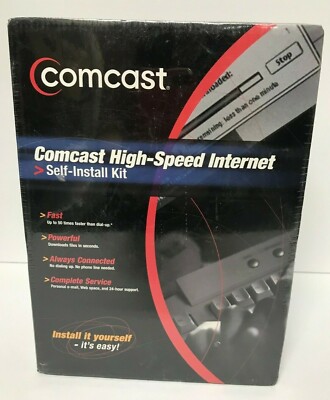 COMCAST HIGH SPEED INTERNET Self Install Kit SEALED BOX NEW FREE SHIPPING