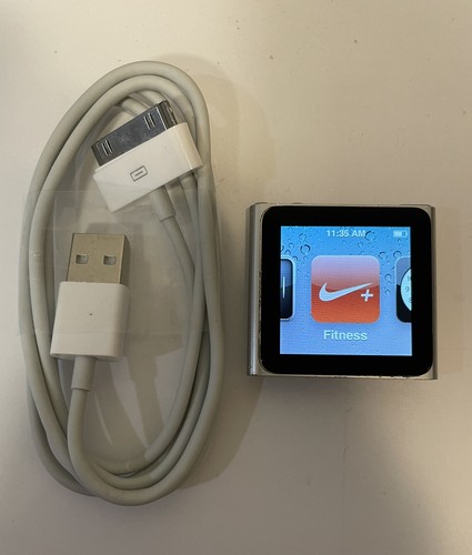 値下げ☆iPod 8GB Apple iPod nano 6th Generation 8GB - Silver - Works Great