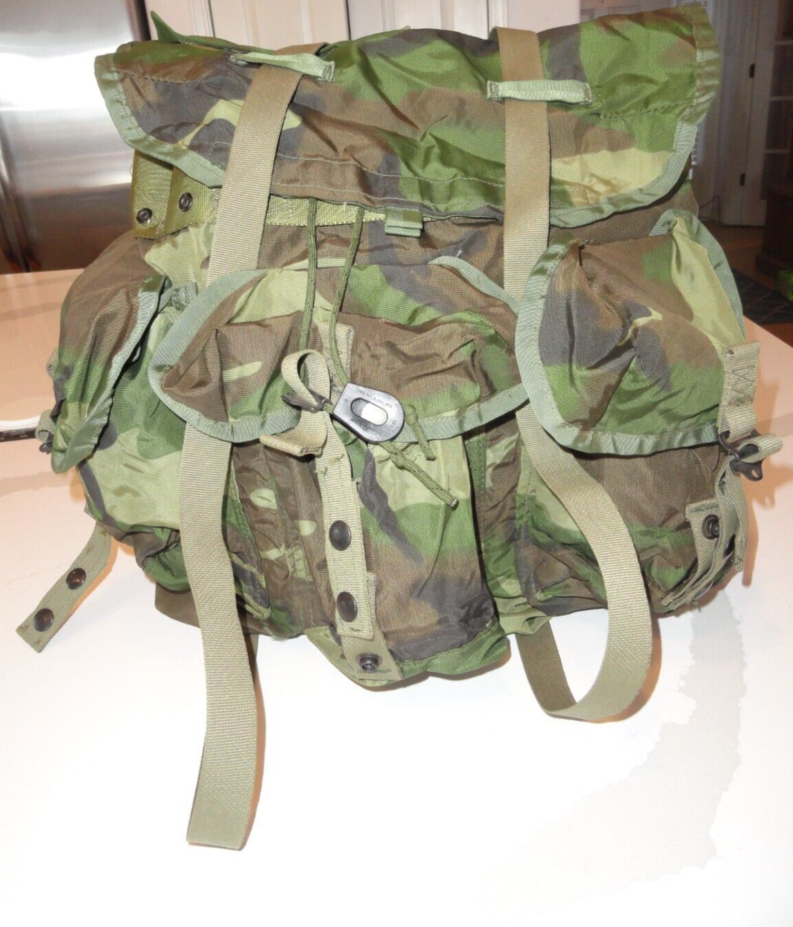 VINTAGE MILITARY WOODLAND BDU SIGNAL RTO SINCGARS Radio RUCKSACK RUCK BAG VINTAGE MILITARY WOODLAND BDU SIGNAL RTO SINCGARS Radio RUCKSACK RUCK BAG