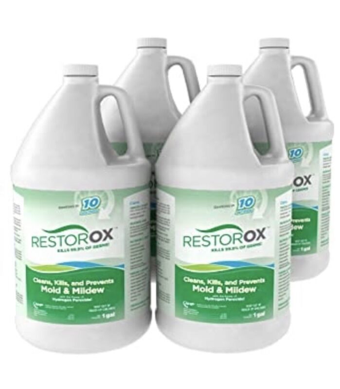 Lot of 4 Gallons - Restorox 20105 One Step Disinfectant Cleaner & Deodorizer