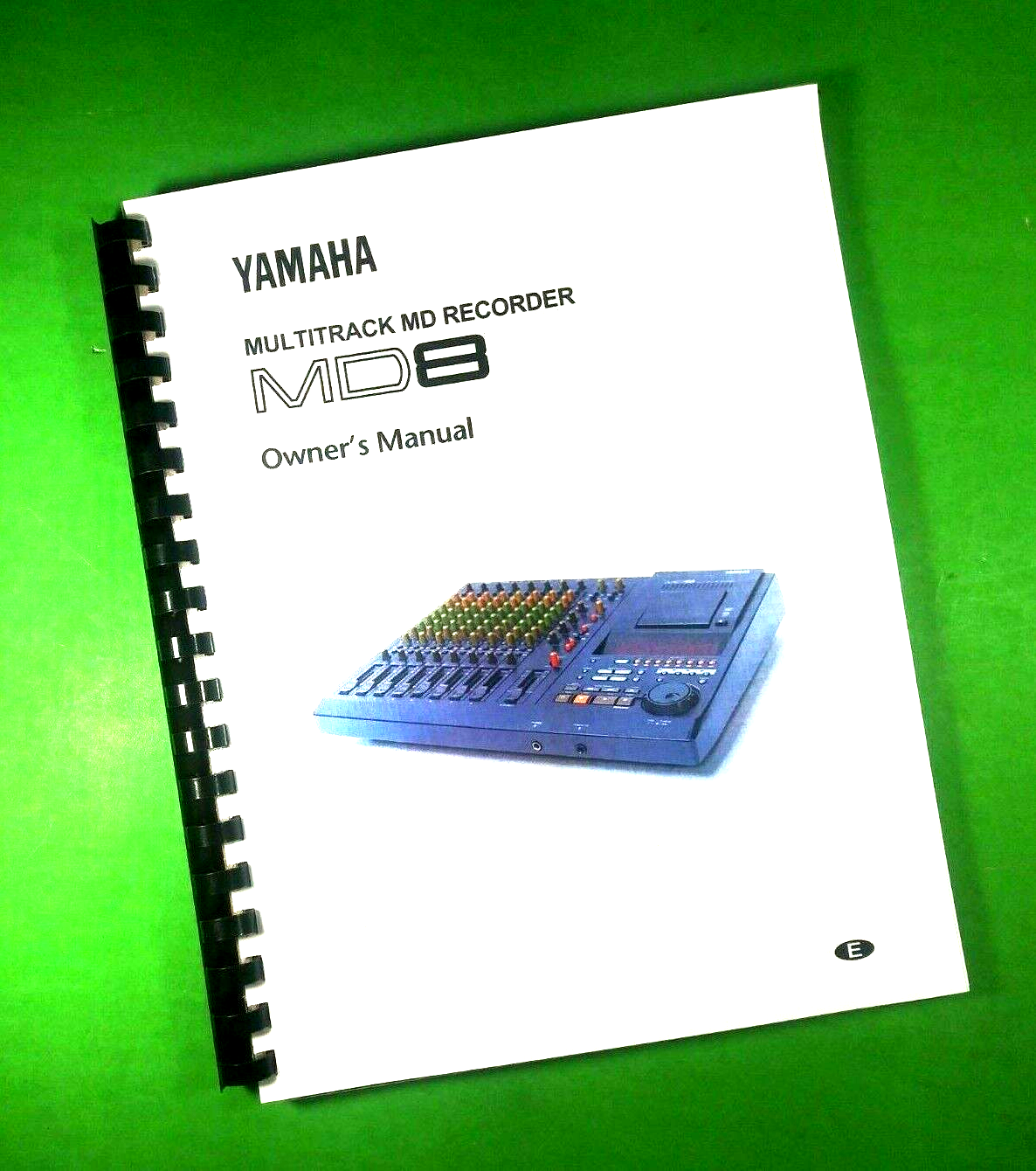 Owners Manual for Yamaha MD8 MultiTrack Recorder 115 Pages W