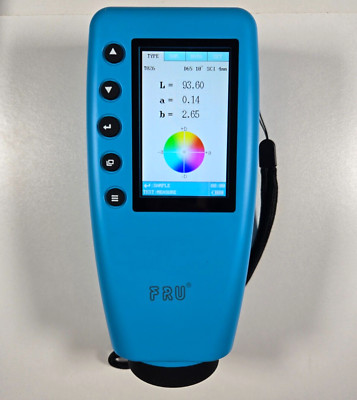 FRU Colorimeter WR10QC 4mm Portable Analyzer Digital Color Meter Caliber Reader