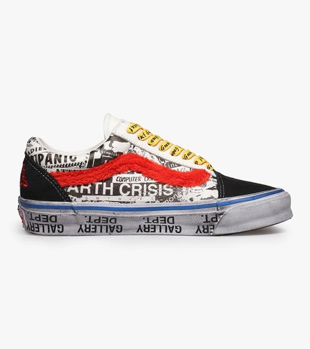 Pre-owned Vans Old Skool Gallery Dept Good Luck Mens Sz 7.5 In Hand & Authentic In Multicolor