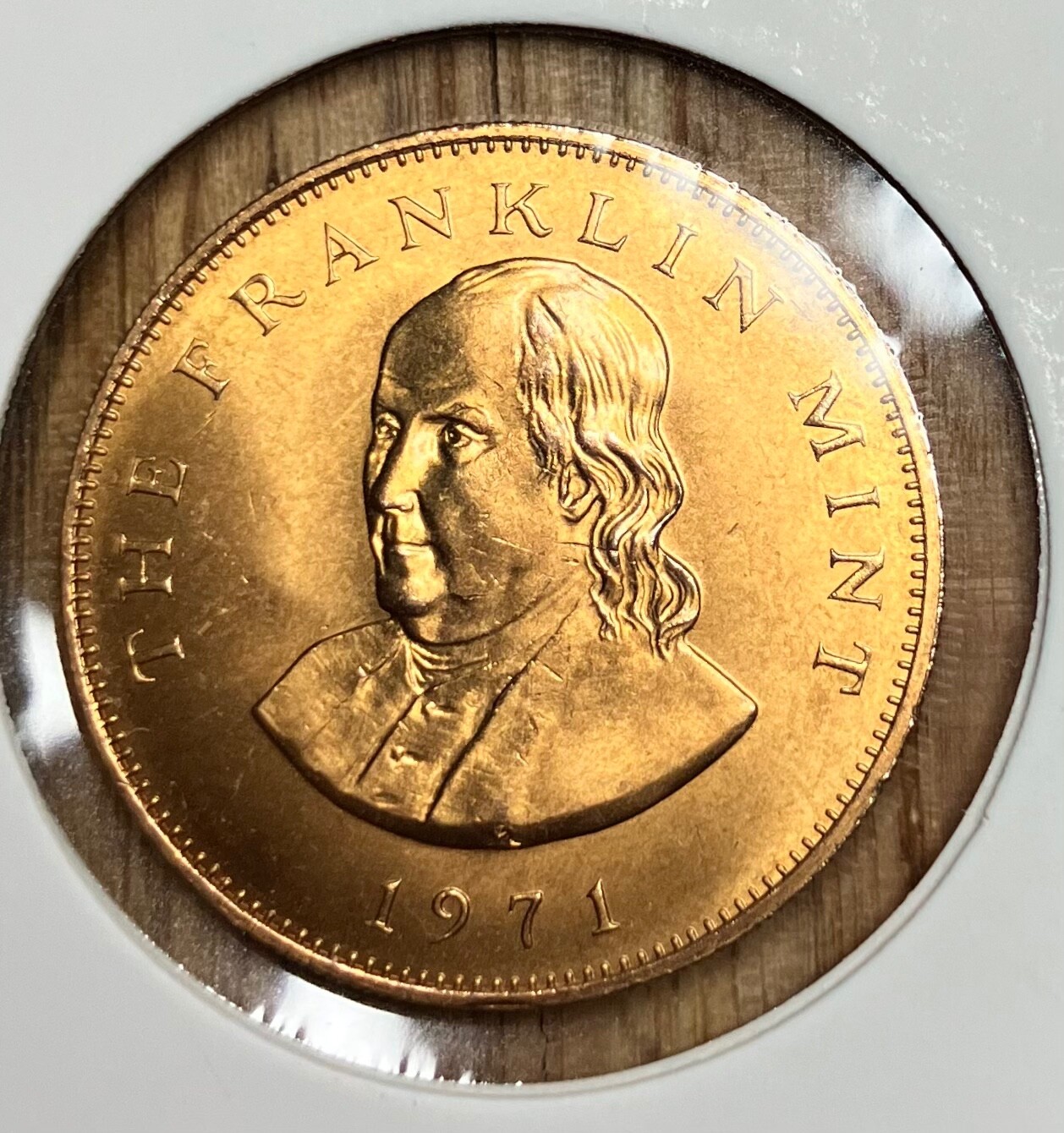 The Franklin Mint 1971 Coin Gold Tone | eBay