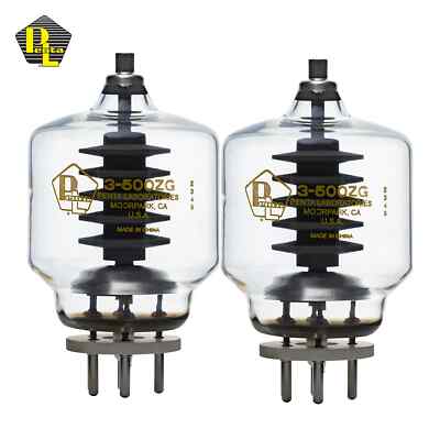 3-500ZG Penta Laboratories High Mu Power Triode Matched Pair (2) Tubes 3-500Z