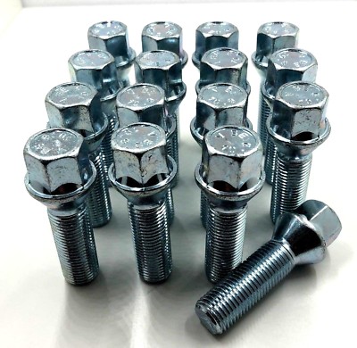 16 x ALLOY WHEEL BOLTS EXTENDED M14 x 1.5 40MM 17MM MERC VITO NUT LUG STUD [ 30]