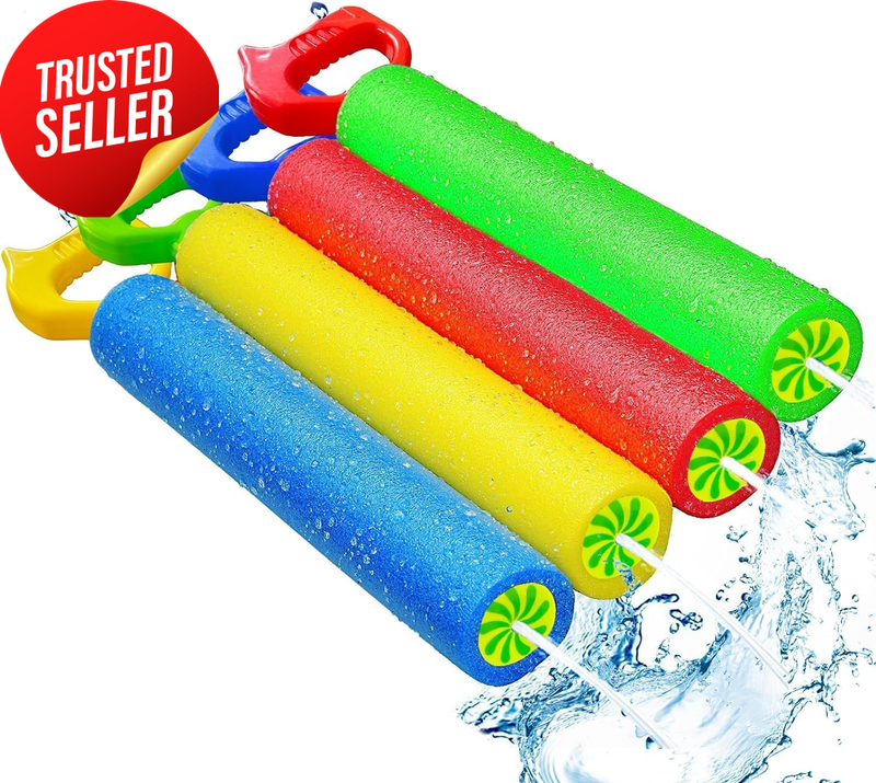 Water Blaster Soaker Guns 4Pack 15In Outdoor Pool Party