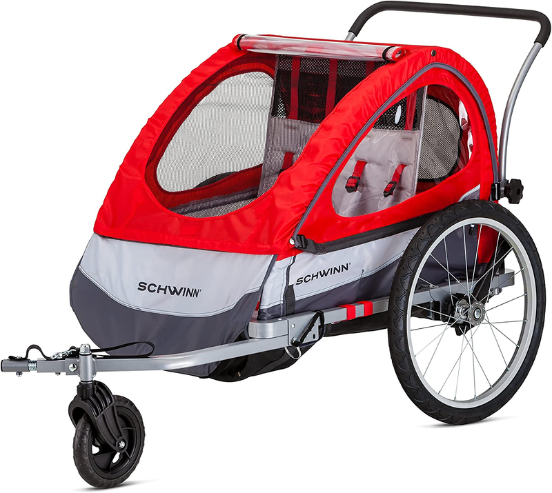 Trailer, Single And Double Baby Carrier, Canopy