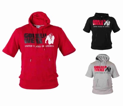 gorilla wear boston short sleeve hoodie