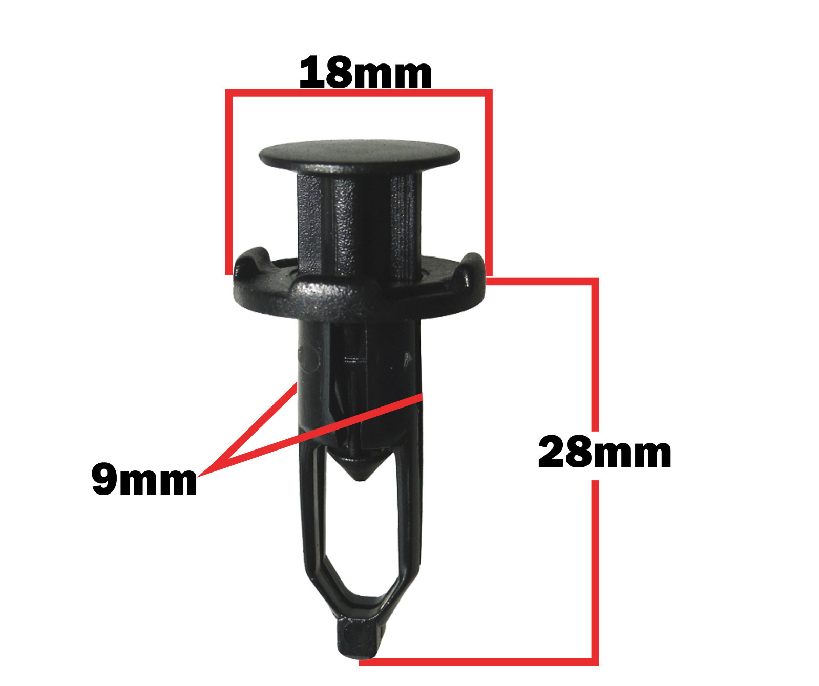 Bumper Fender Liner Splash Shield Fastener Rivet Push Retainer Clip For