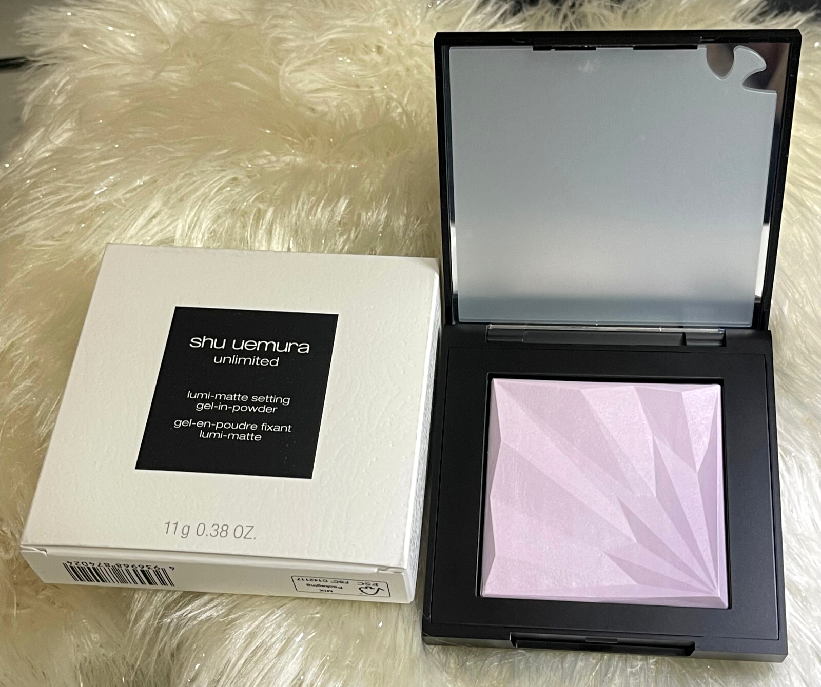 shu uemura unlimited lumi-matte setting gel in powder-Sumire Mauve