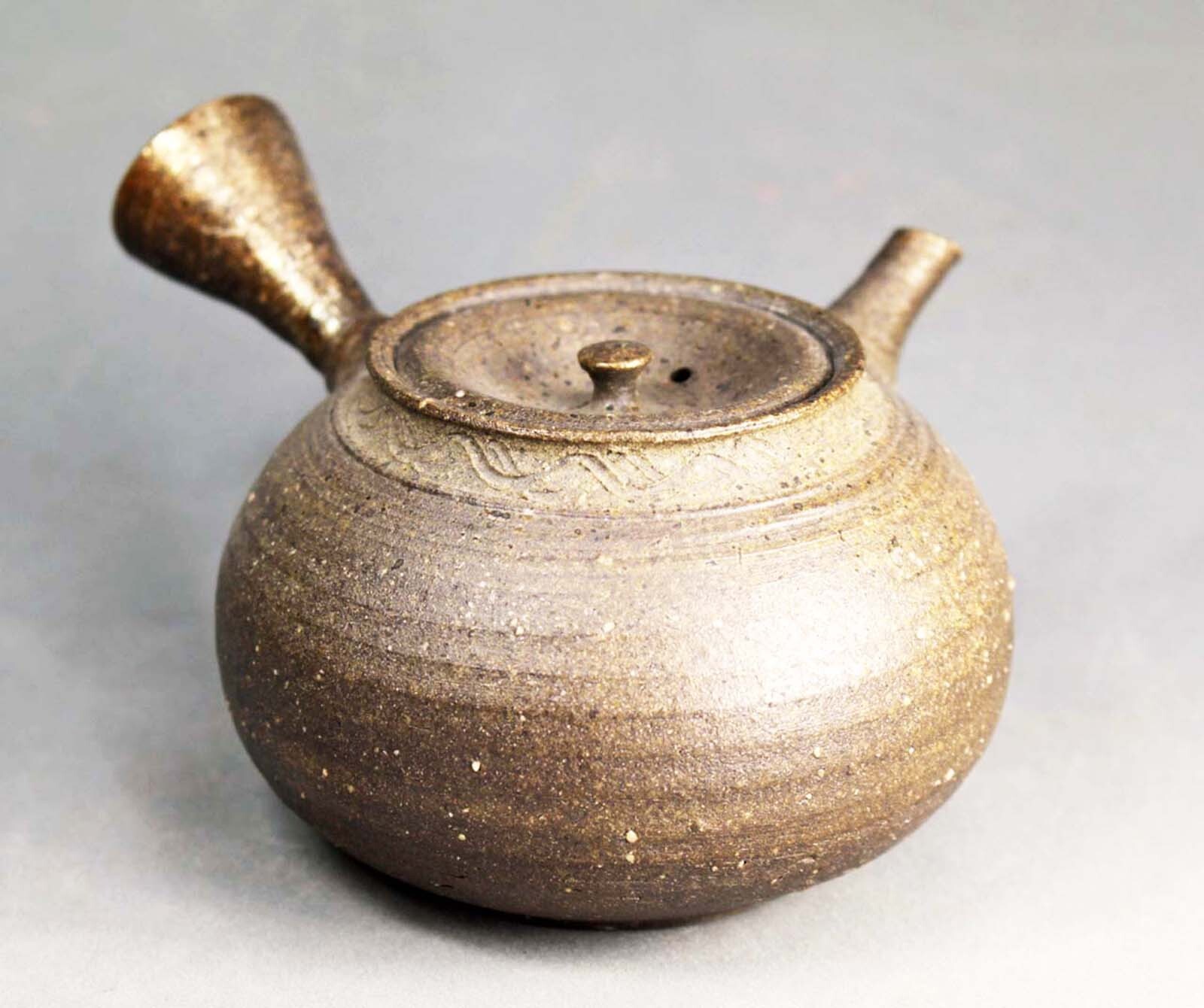 茶道具手焙一対持ち手付き陶器 茶道具手焙一対持ち手付き陶器 茶道具手焙一対持ち手付き陶器