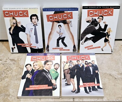 Chuck: The Complete Series (Seasons 1-5, DVD) 1 2 3 4 5 - Comedy Action
