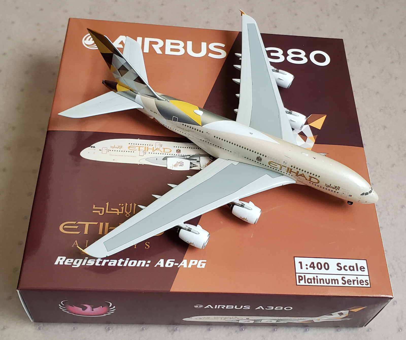 Phoenix Models A380 Etihad Airways A6-APG Phoenix Models A380 Etihad Airways A6-APG